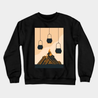 Campfire heating up! Crewneck Sweatshirt